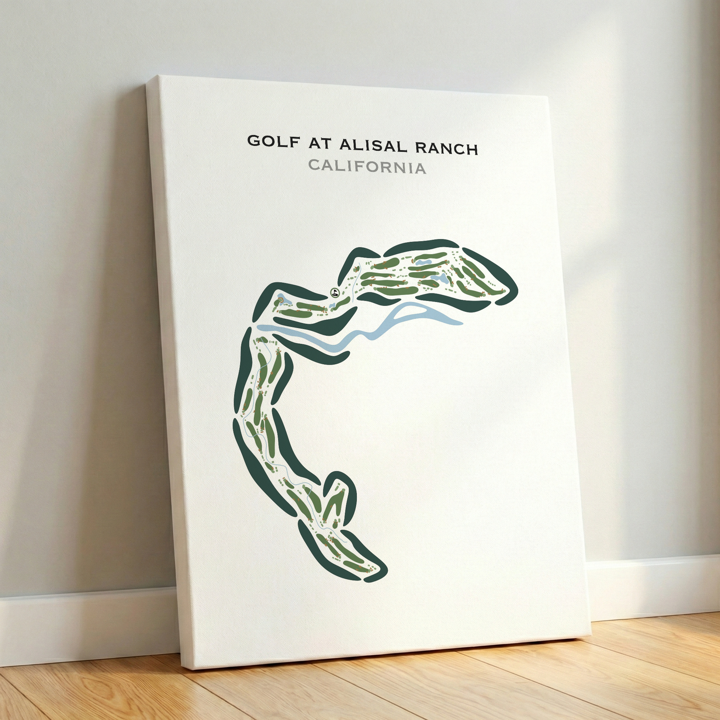Golf at Alisal Ranch, California - Printed Golf Courses