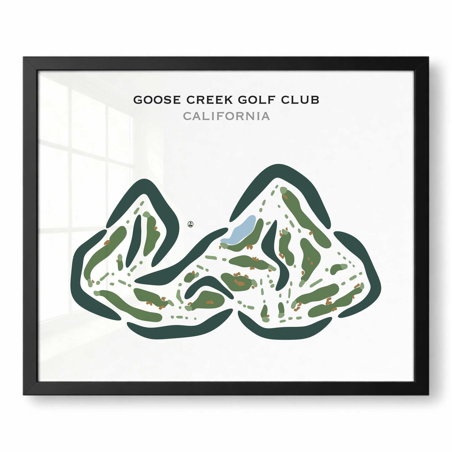 Goose Creek Golf Club, California - Printed Golf Courses