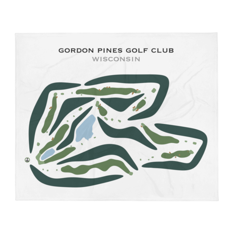 Gordon Pines Golf Club, Wisconsin - Printed Golf Courses