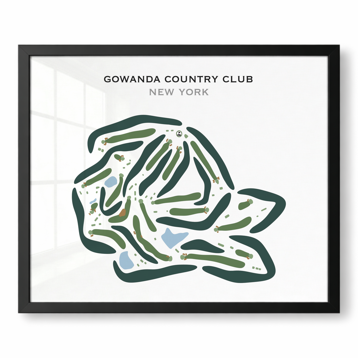 Gowanda Country Club, New York - Printed Golf Courses