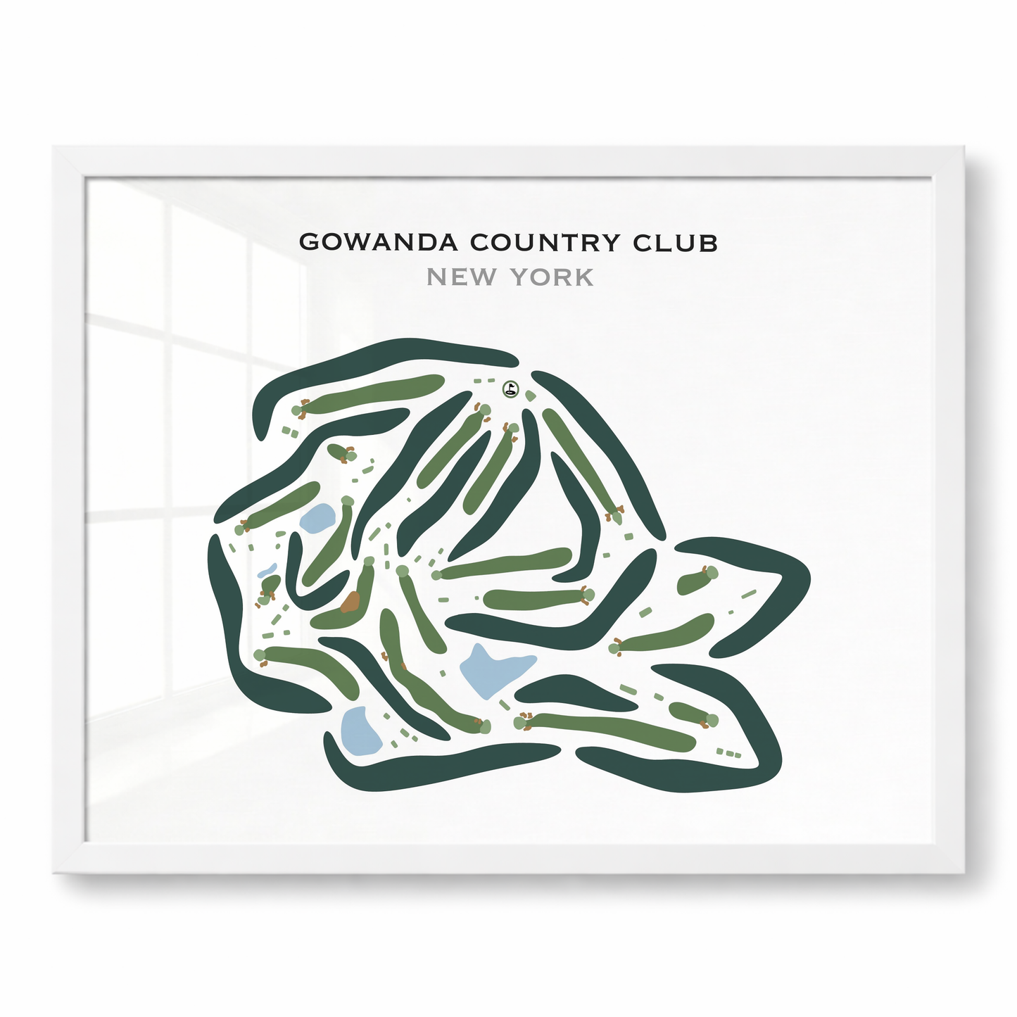 Gowanda Country Club, New York - Printed Golf Courses