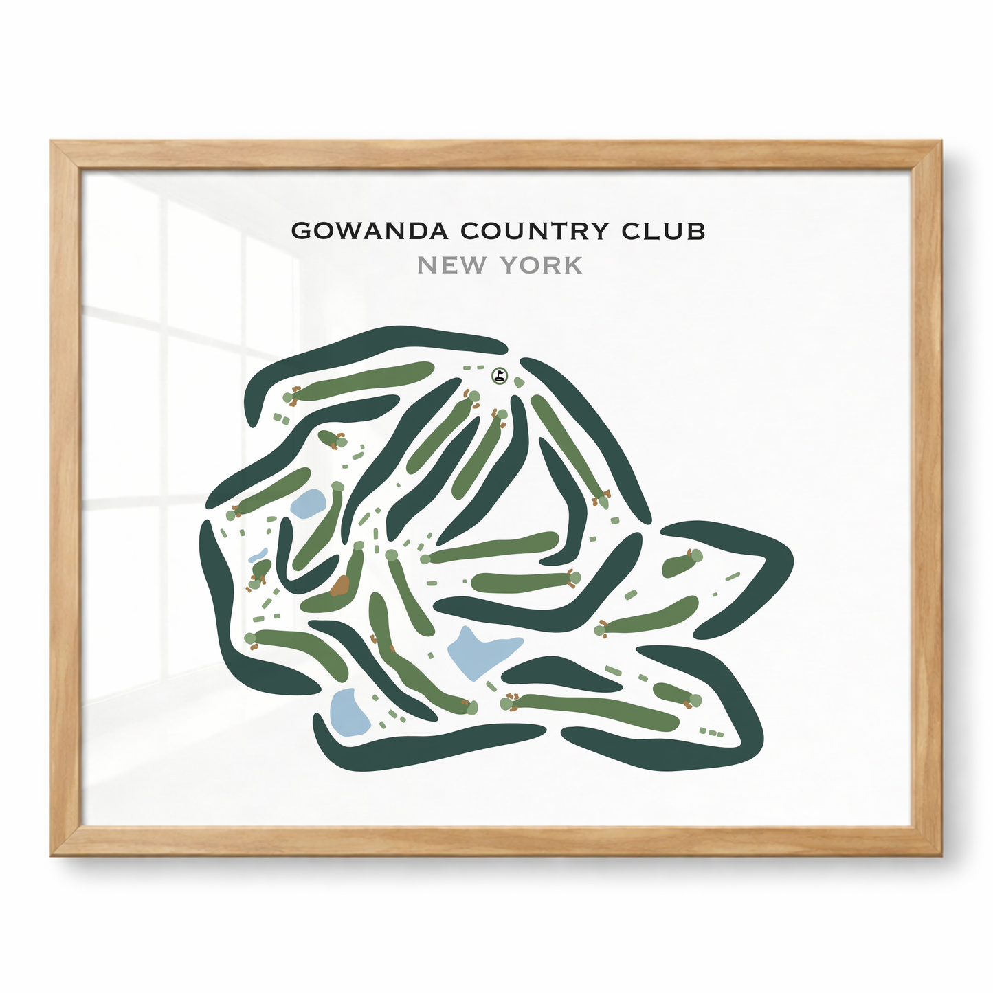Gowanda Country Club, New York - Printed Golf Courses