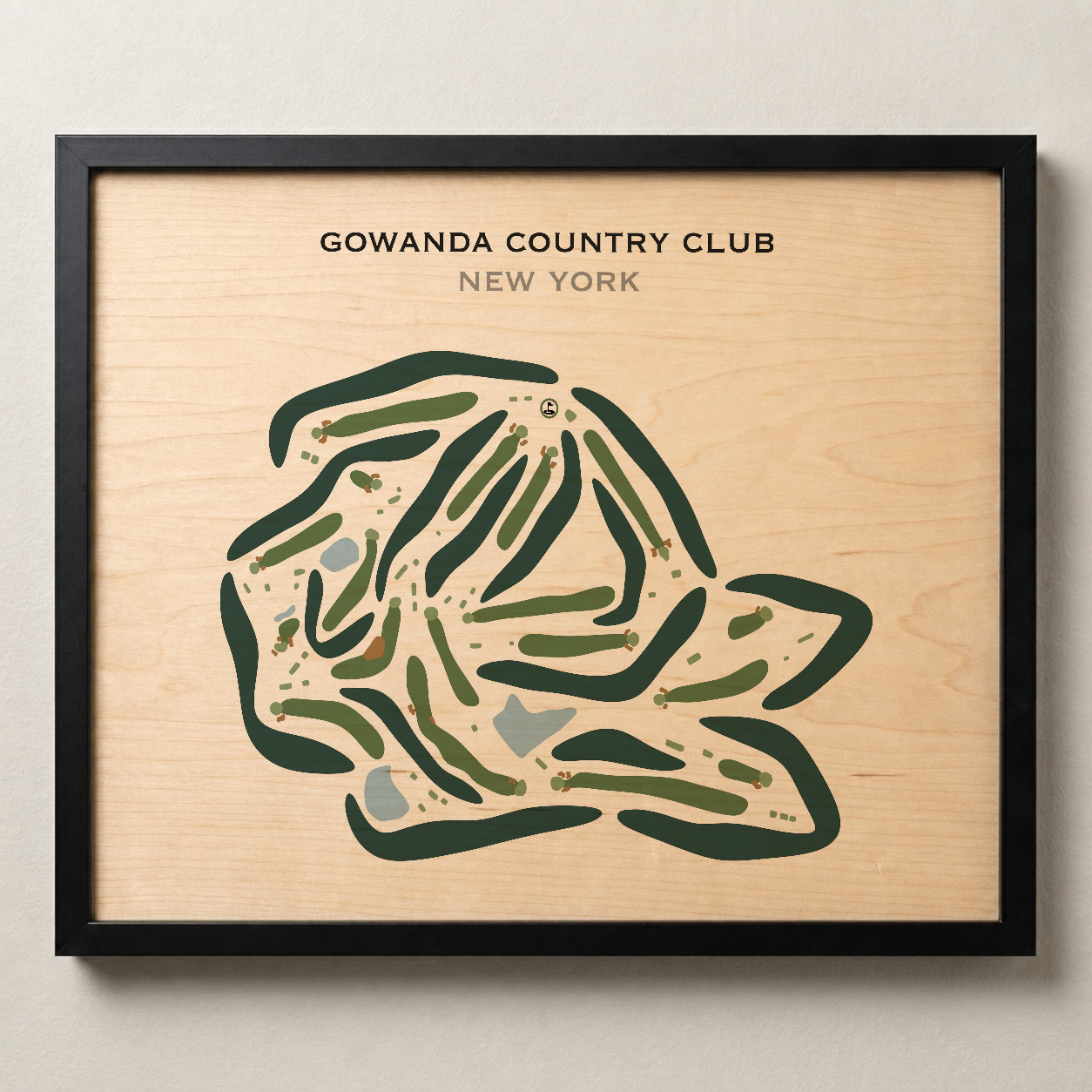 Gowanda Country Club, New York - Printed Golf Courses