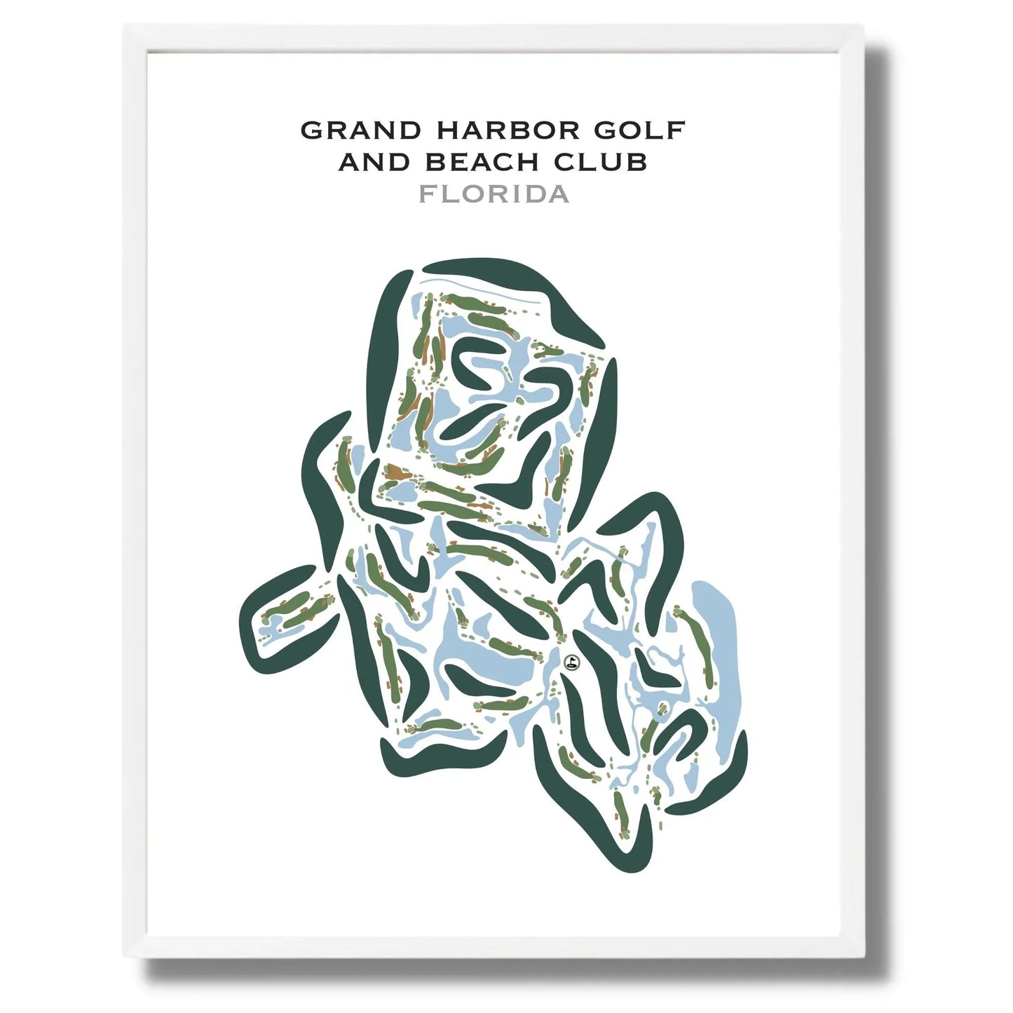 Grand Harbor Golf and Beach Club, Florida - Printed Golf Courses