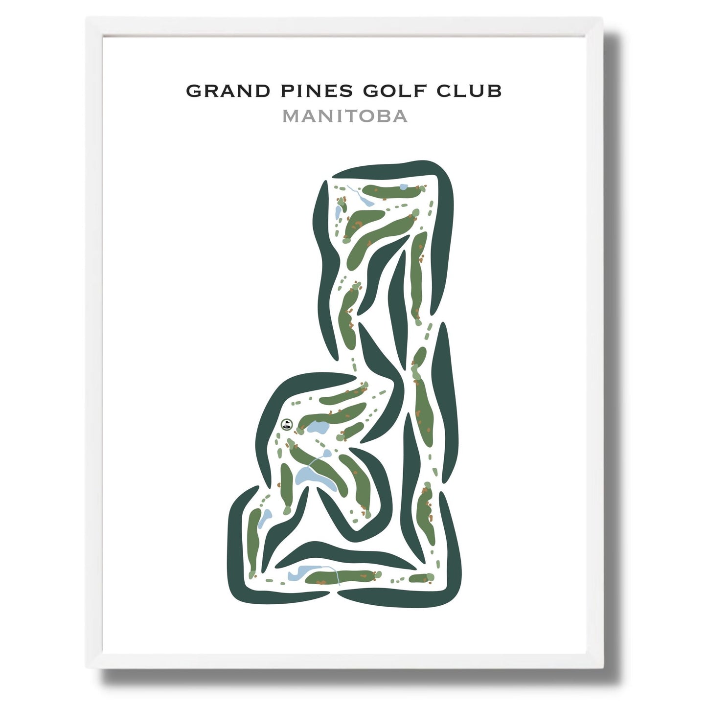 Grand Pines Golf Club, Canada - Printed Golf Courses