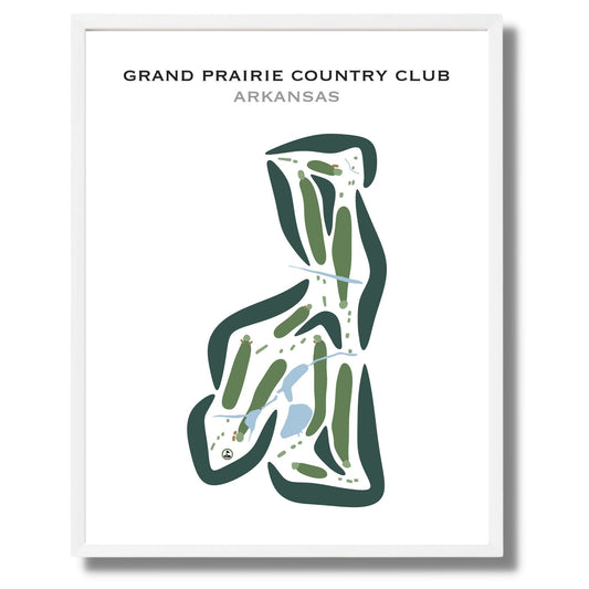 Grand Prairie Country Club, Arkansas - Printed Golf Courses