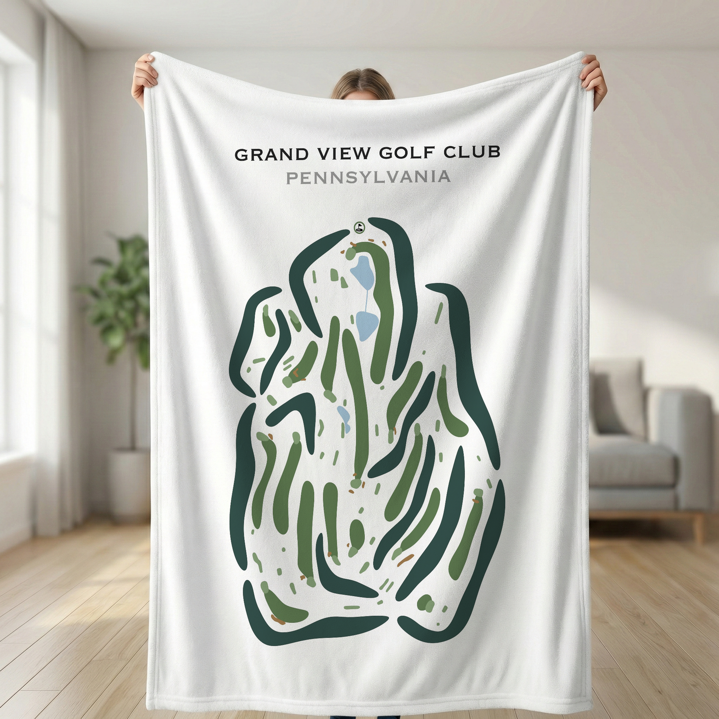 Grand View Golf Club, Pennsylvania - Printed Golf Courses