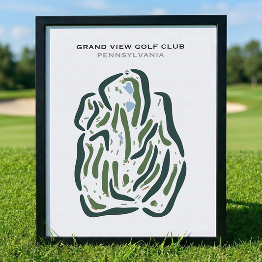 Grand View Golf Club, Pennsylvania - Printed Golf Courses