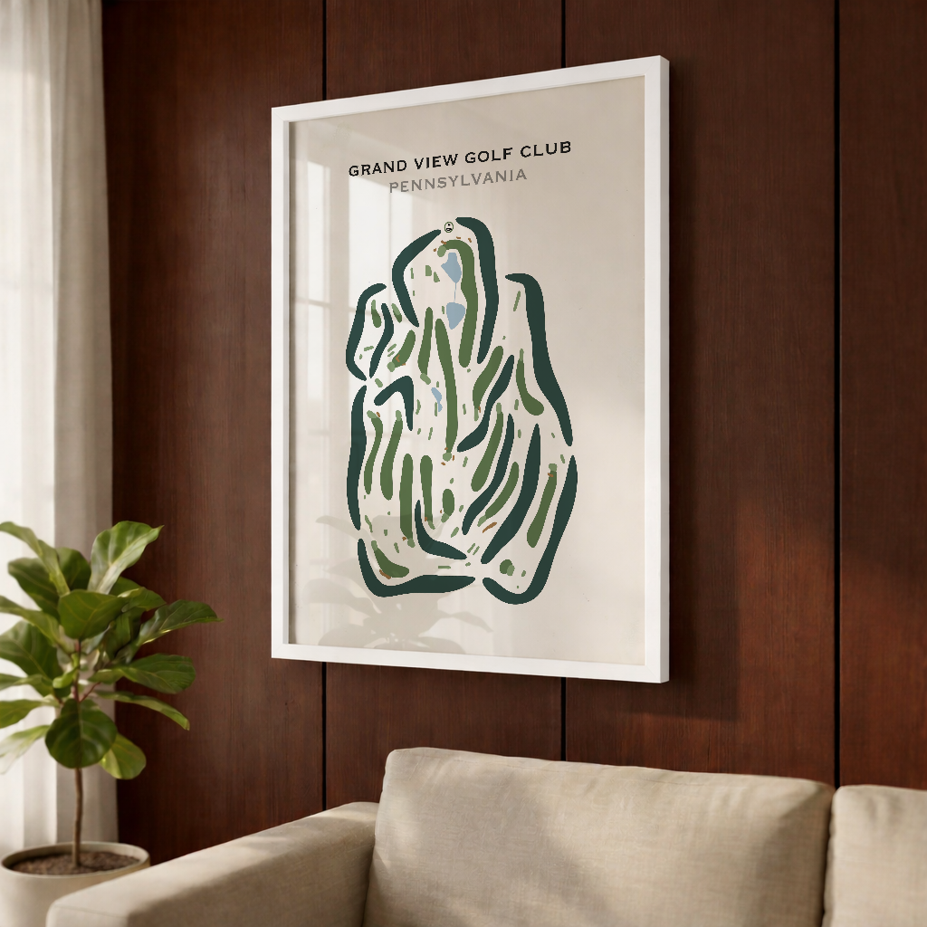 Grand View Golf Club, Pennsylvania - Printed Golf Courses