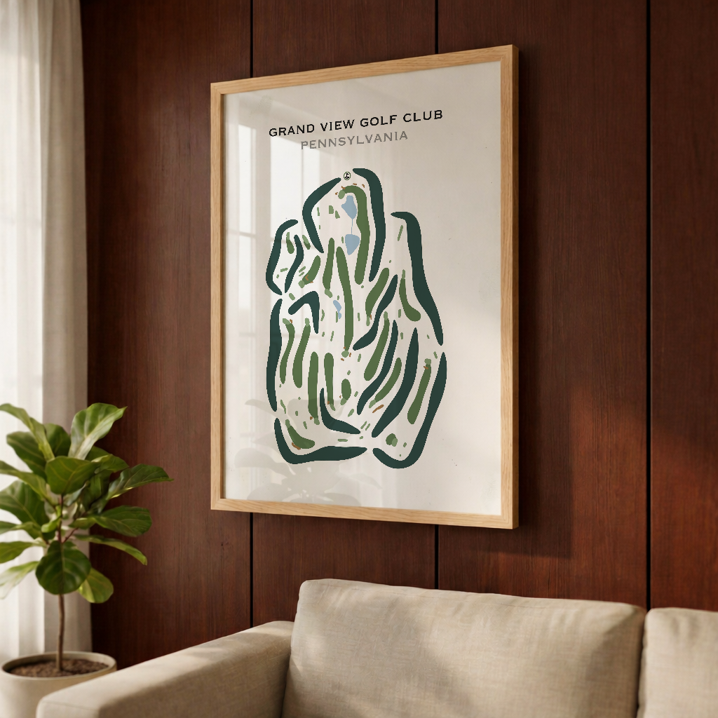 Grand View Golf Club, Pennsylvania - Printed Golf Courses