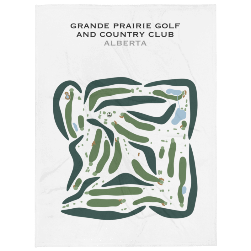 Grande Prairie Golf & Country Club, Alberta, Canada - Printed Golf Courses