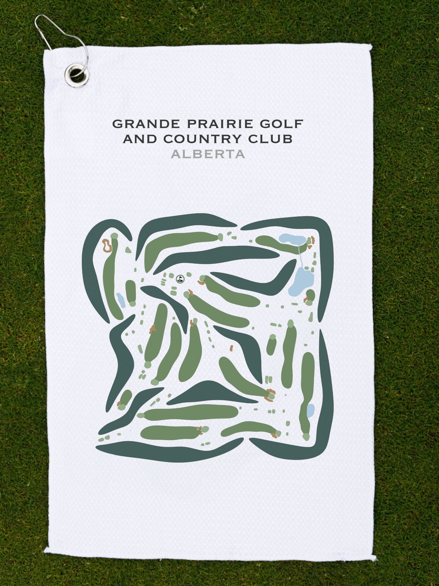 Grande Prairie Golf & Country Club, Alberta, Canada - Printed Golf Courses