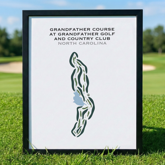 Grandfather Course at Grandfather Golf & Country Club, North Carolina - Printed Golf Courses
