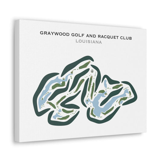Graywood Golf & Racquet Club, Louisiana - Printed Golf Courses