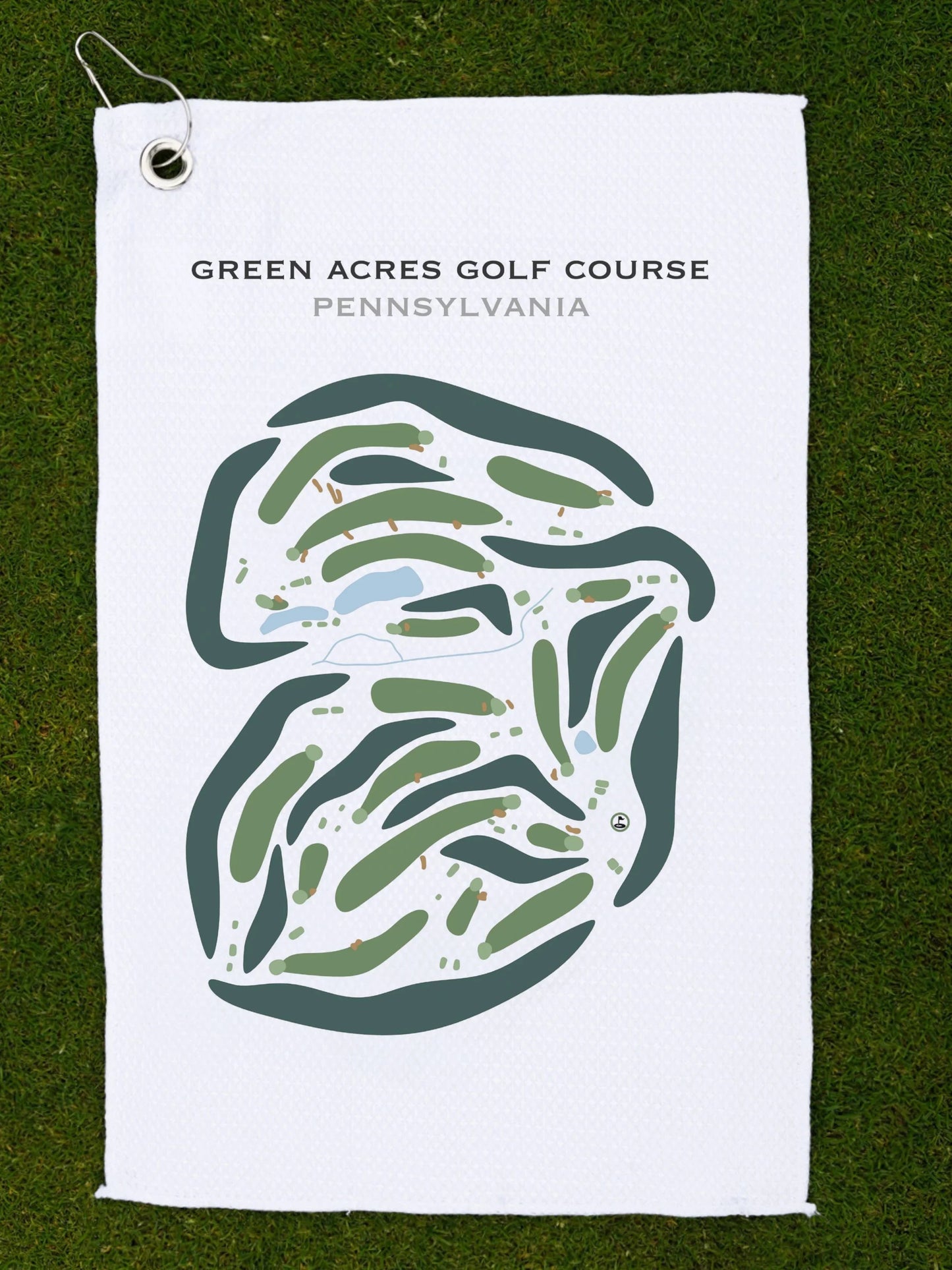 Green Acres Golf Course, Pennsylvania - Printed Golf Courses