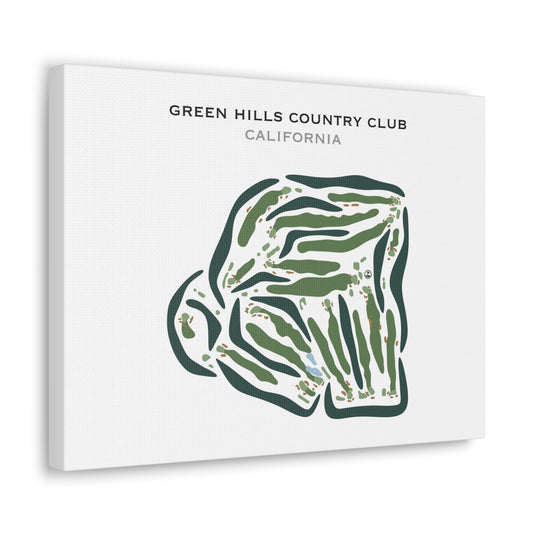 Green Hills Country Club, California (Landscape) - Printed Golf Courses
