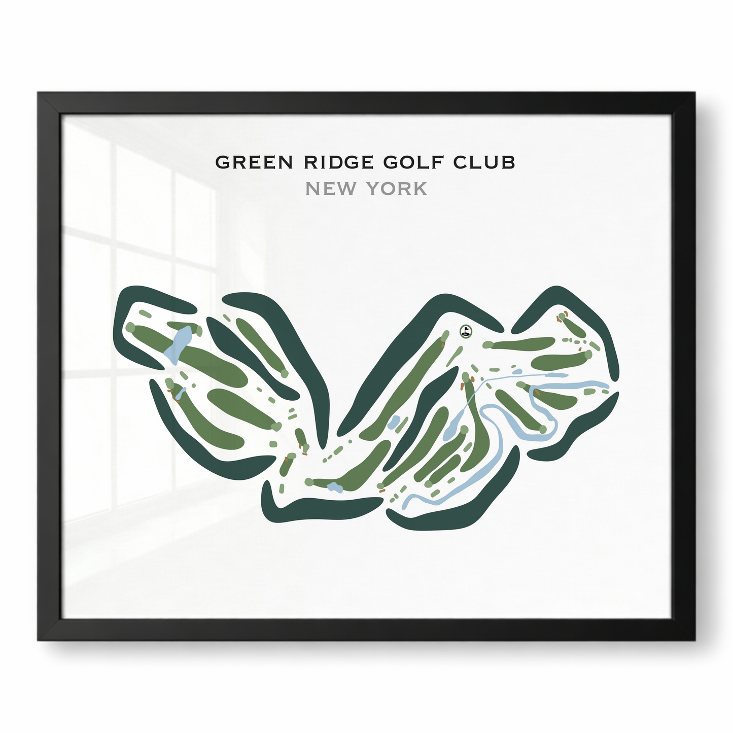 Green Ridge Golf Club, New York - Printed Golf Courses