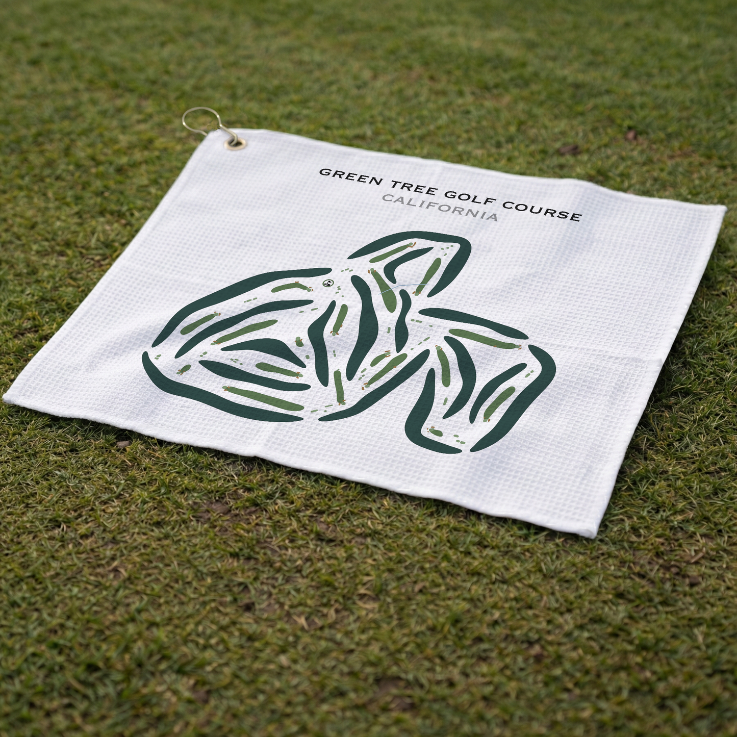 Green Tree Golf Course, California - Printed Golf Courses
