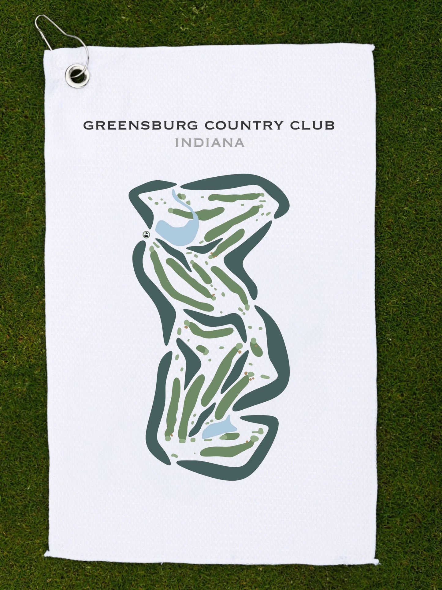 Greensburg Country Club, Indiana - Printed Golf Courses