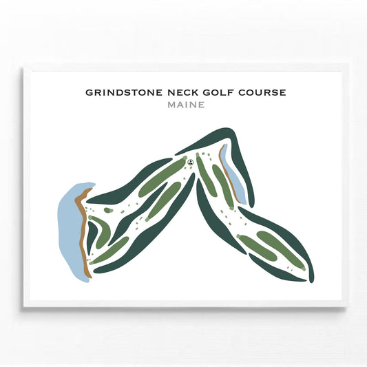 Grindstone Neck Golf Course, Maine - Printed Golf Courses