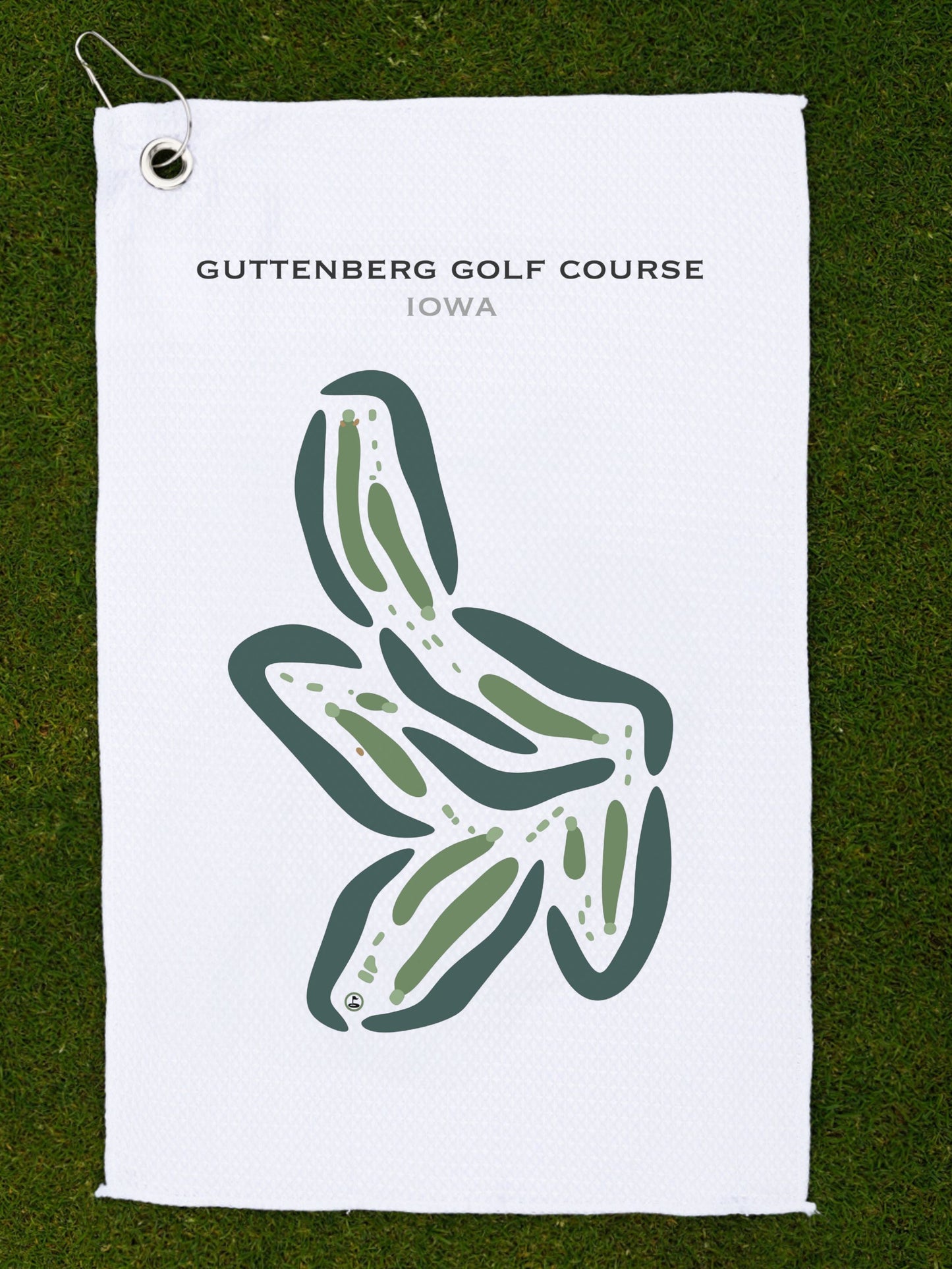 Guttenberg Golf Course, Iowa - Printed Golf Courses