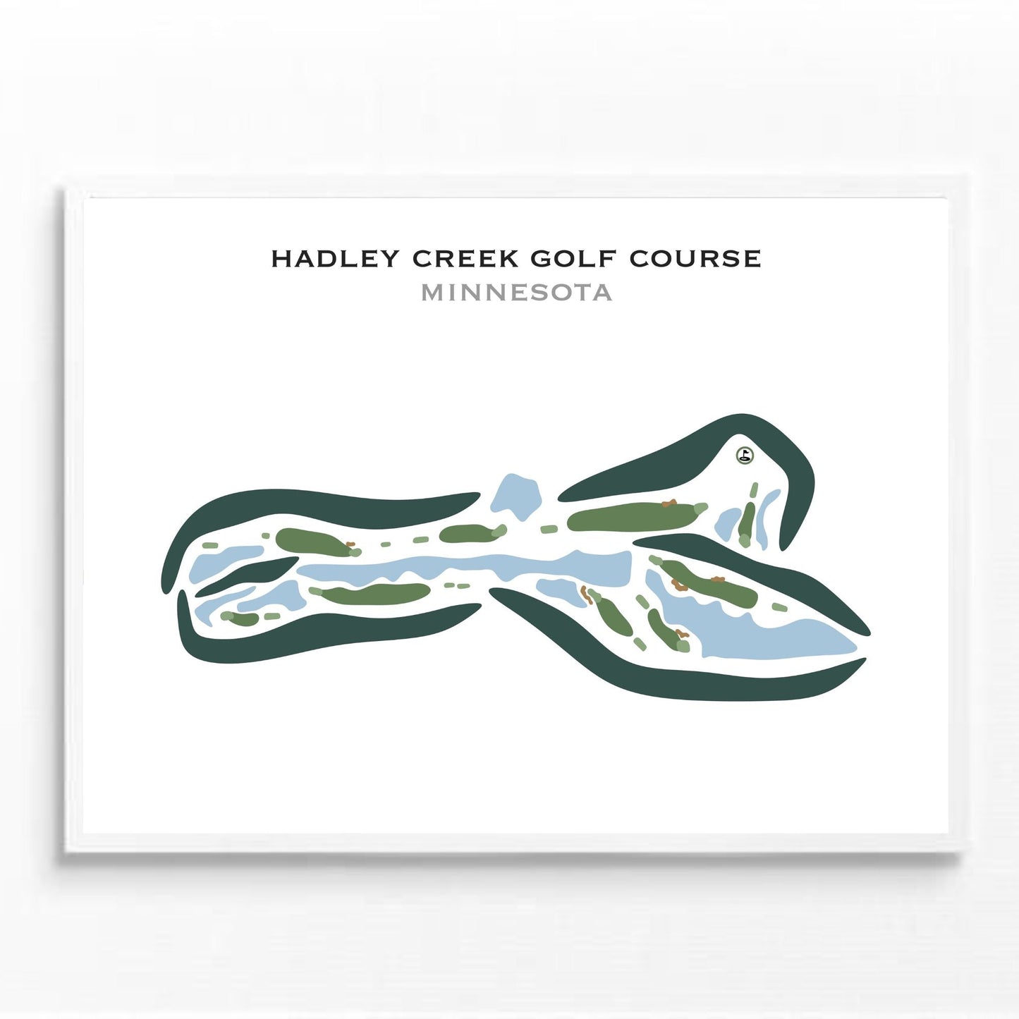Hadley Creek Golf Course, Minnesota - Printed Golf Courses