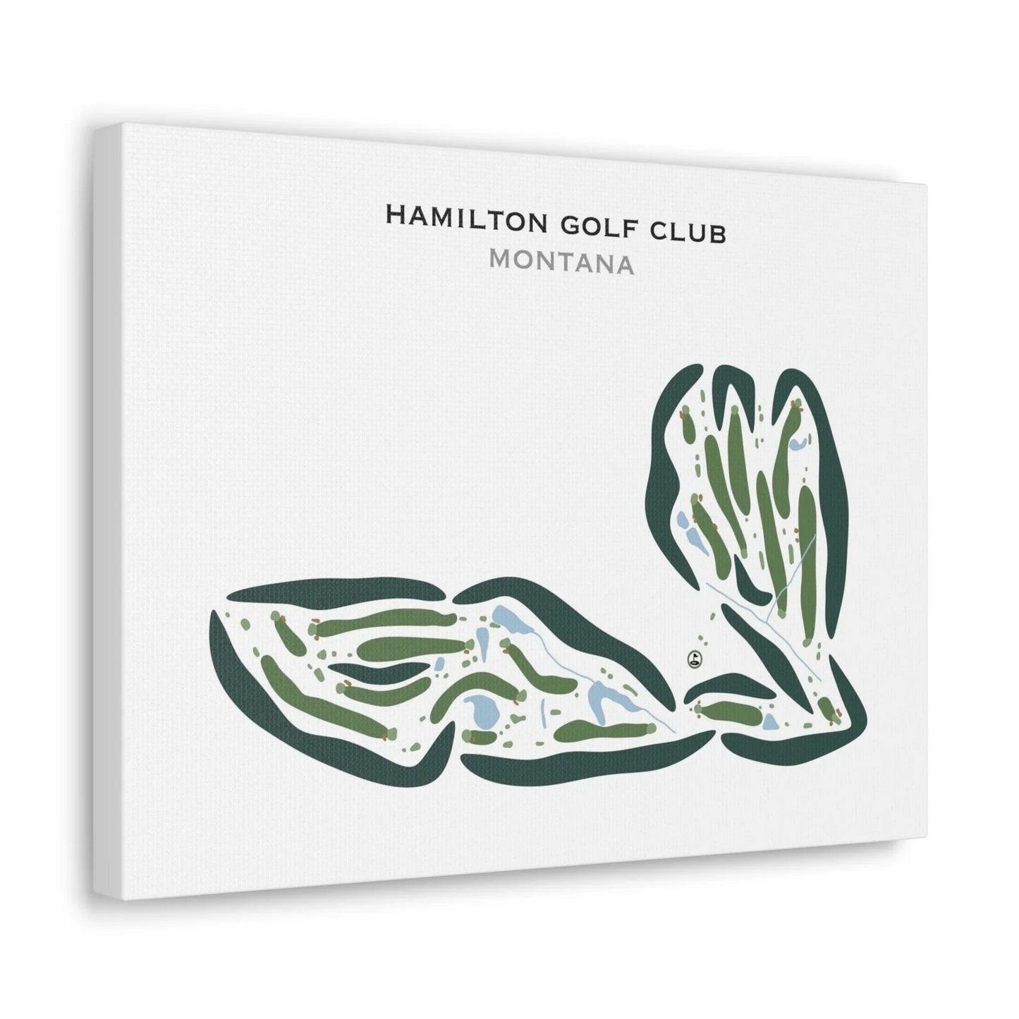 Hamilton Golf Club, Montana - Printed Golf Courses