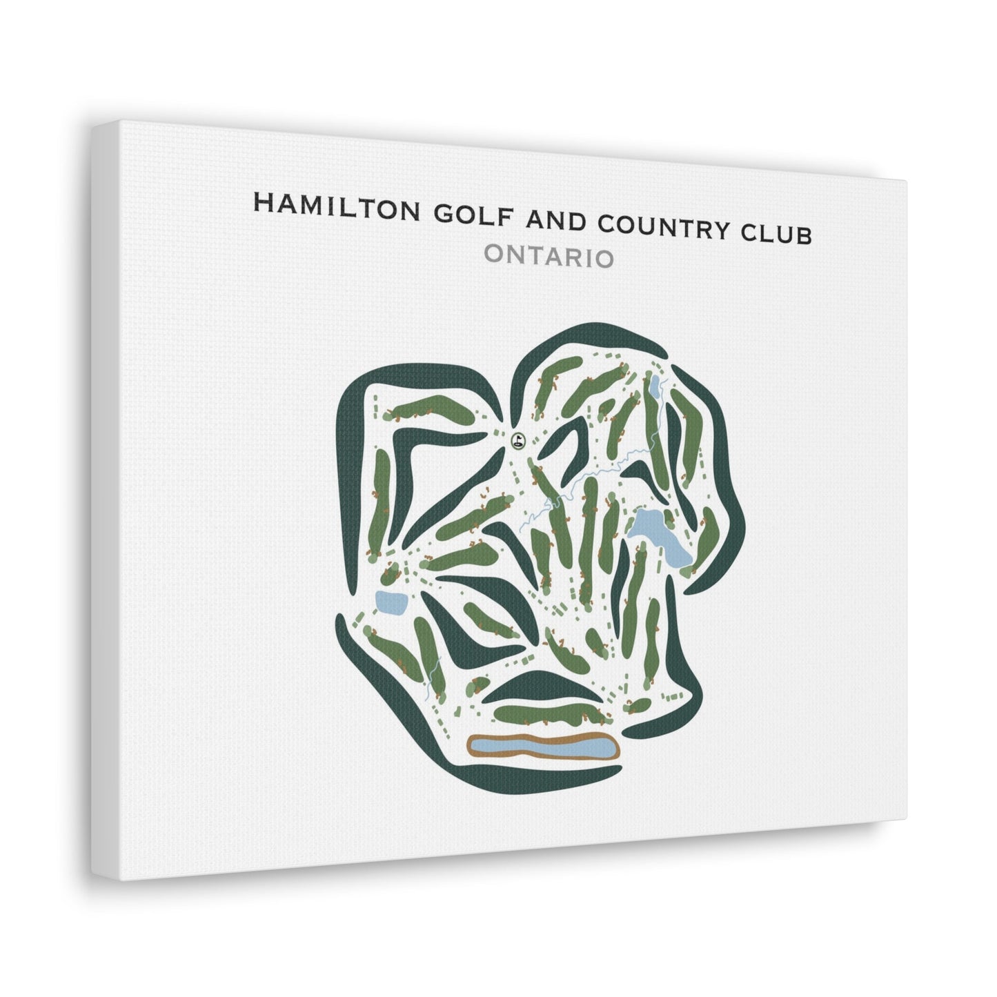 Hamilton Golf and Country Club, Ontario, Canada - Printed Golf Courses