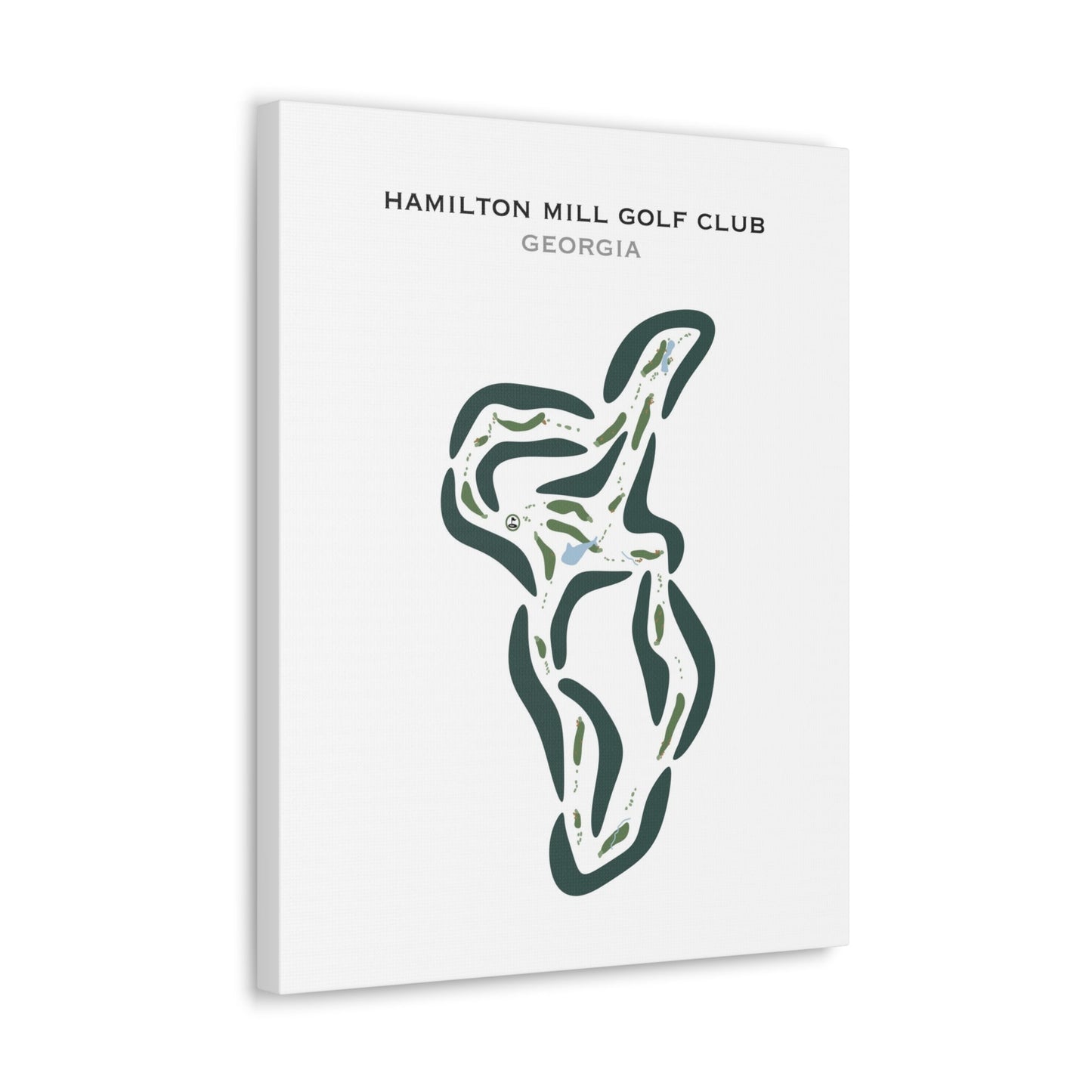 Hamilton Mill Golf Club, Georgia - Printed Golf Courses