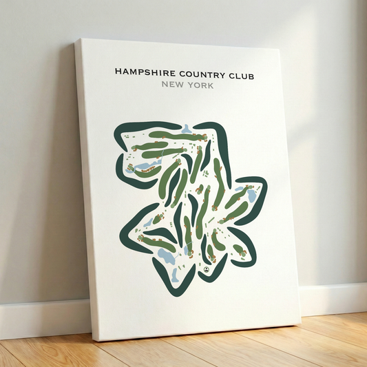 Hampshire Country Club, New York  - Printed Golf Courses