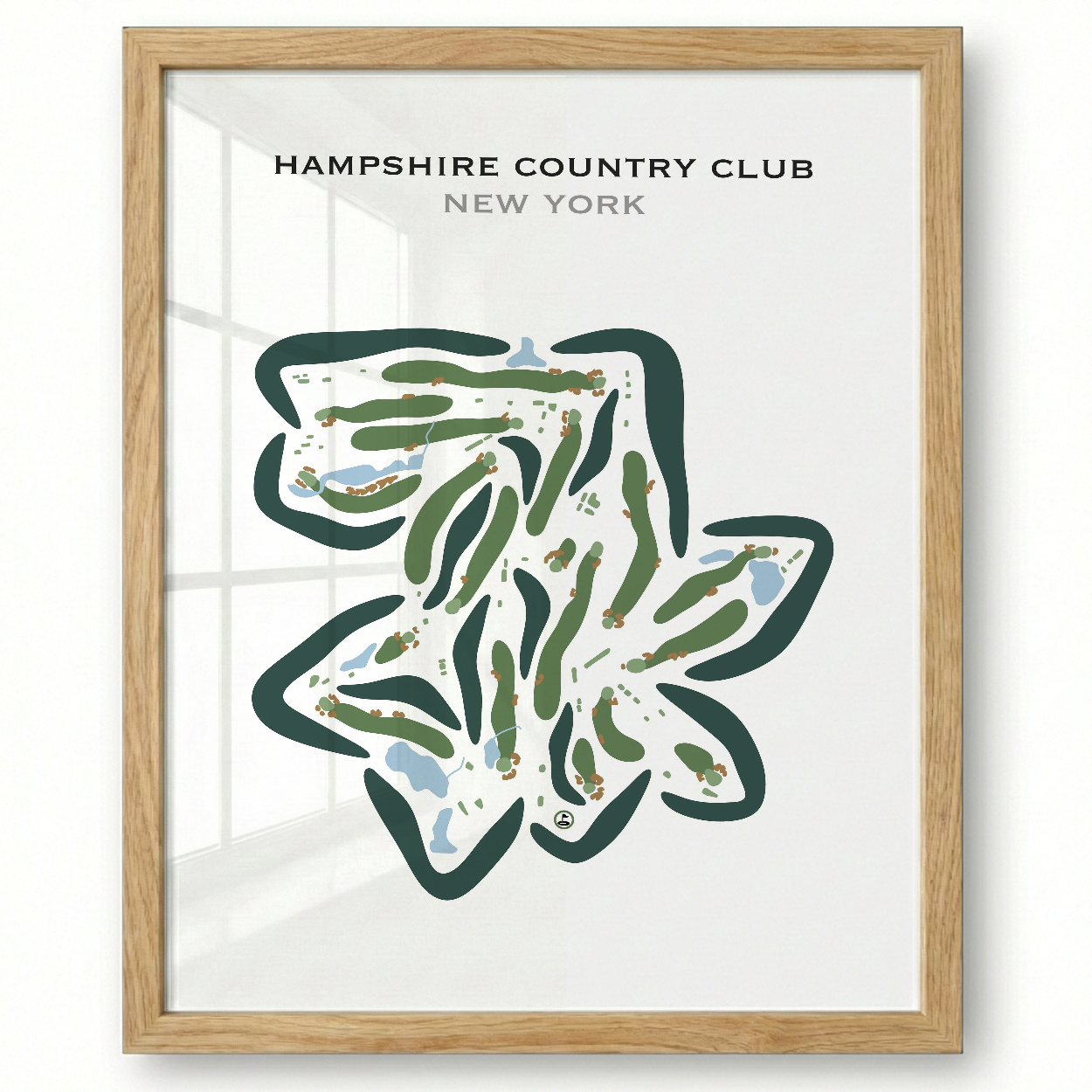 Hampshire Country Club, New York  - Printed Golf Courses