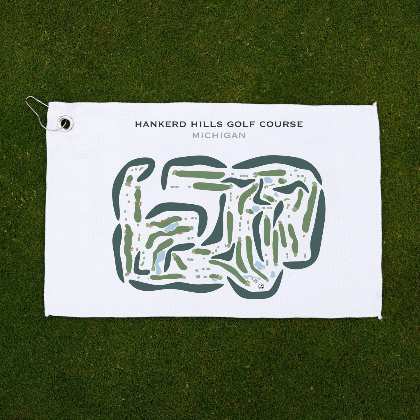 Hankerd Hills Golf Course, Michigan - Printed Golf Courses