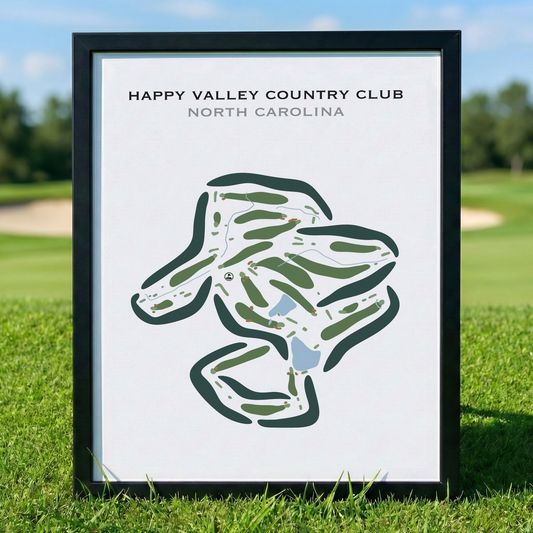 Happy Valley Country Club, North Carolina - Printed Golf Courses