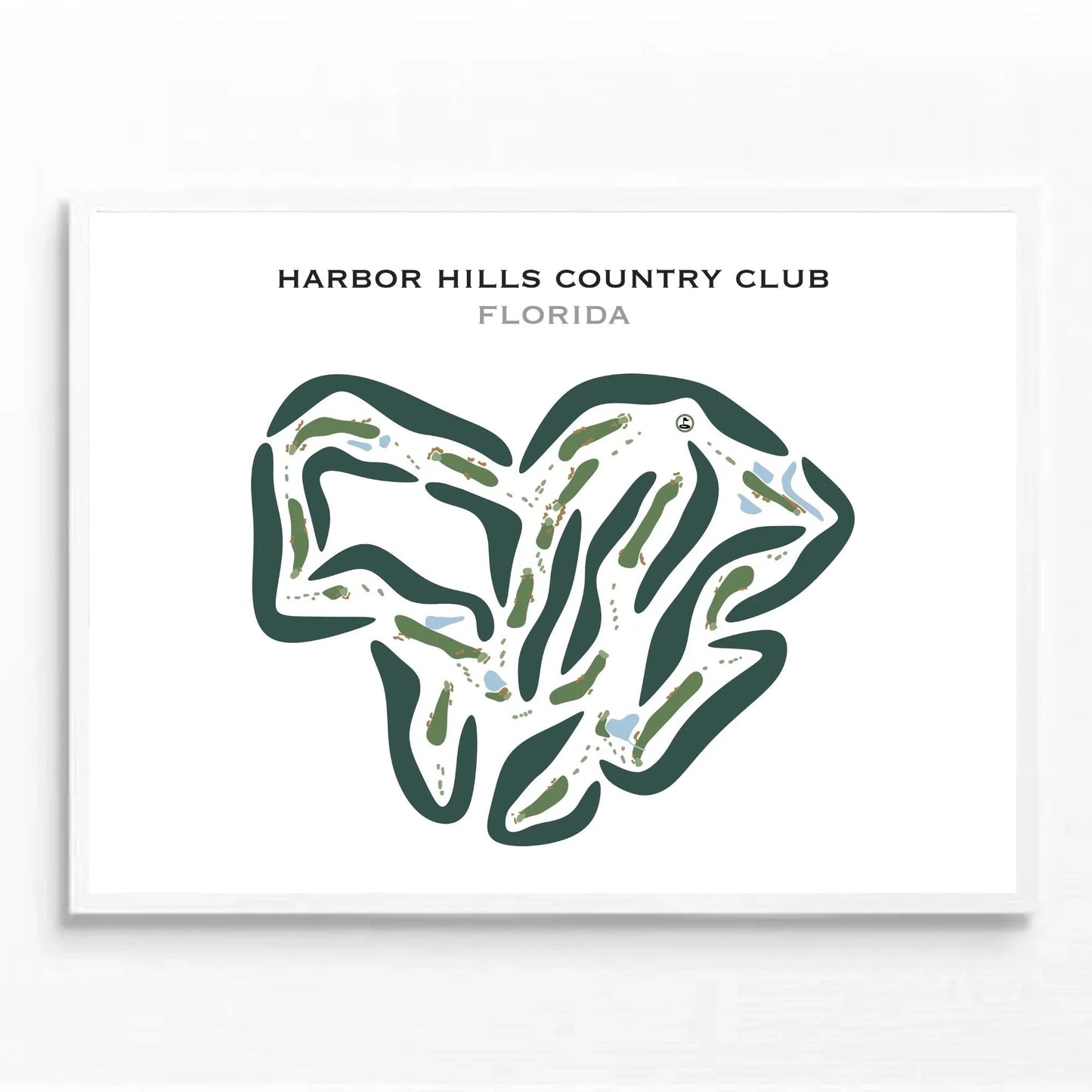 Harbor Hills Country Club, Florida - Printed Golf Courses