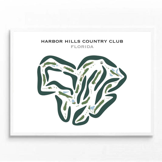 Harbor Hills Country Club, Florida - Printed Golf Courses