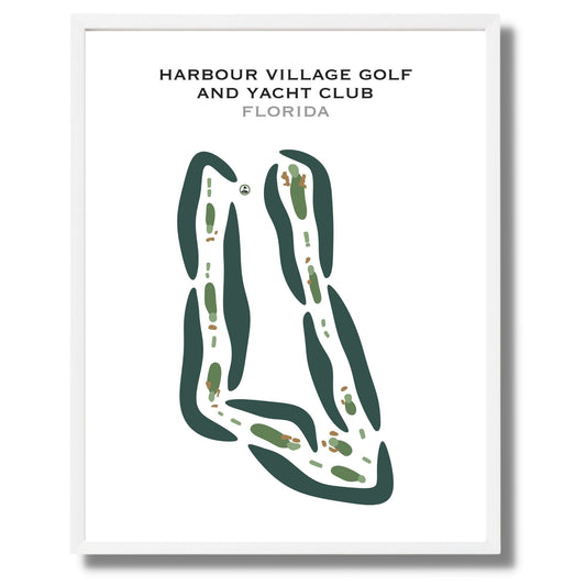 Harbour Village Golf & Yacht Club, Florida - Printed Golf Courses