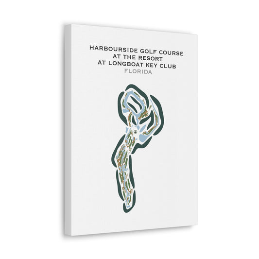 Harbourside Golf Course at The Resort at Longboat Key Club, Florida - Printed Golf Courses