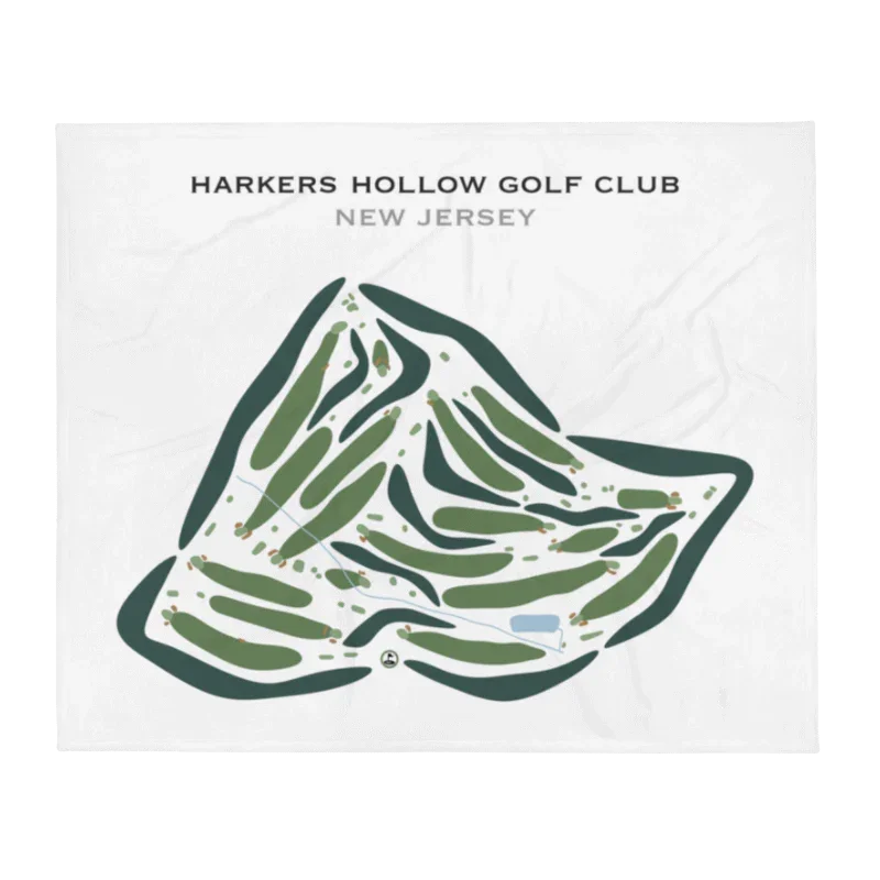 Harkers Hollow Golf Club, New Jersey - Printed Golf Courses
