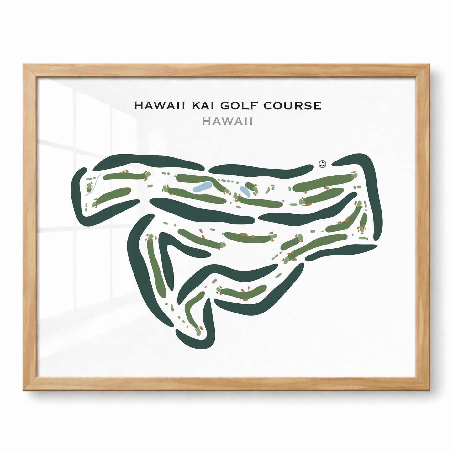 Hawaii Kai Golf Course, Hawaii - Printed Golf Courses