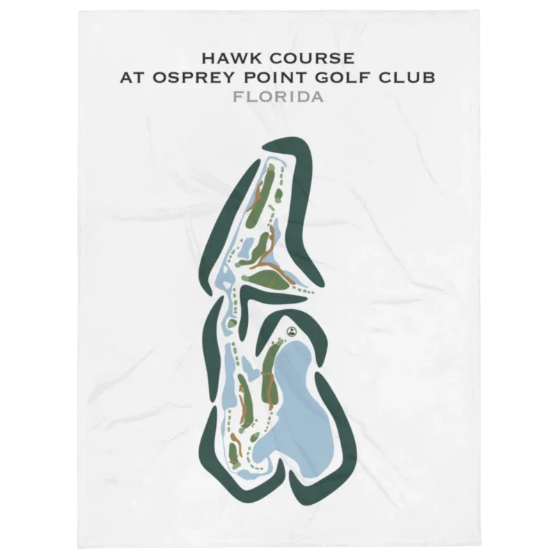 Hawk Course at Osprey Point Golf Club, Florida - Printed Golf Courses