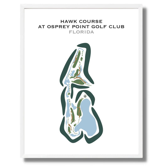 Hawk Course at Osprey Point Golf Club, Florida - Printed Golf Courses