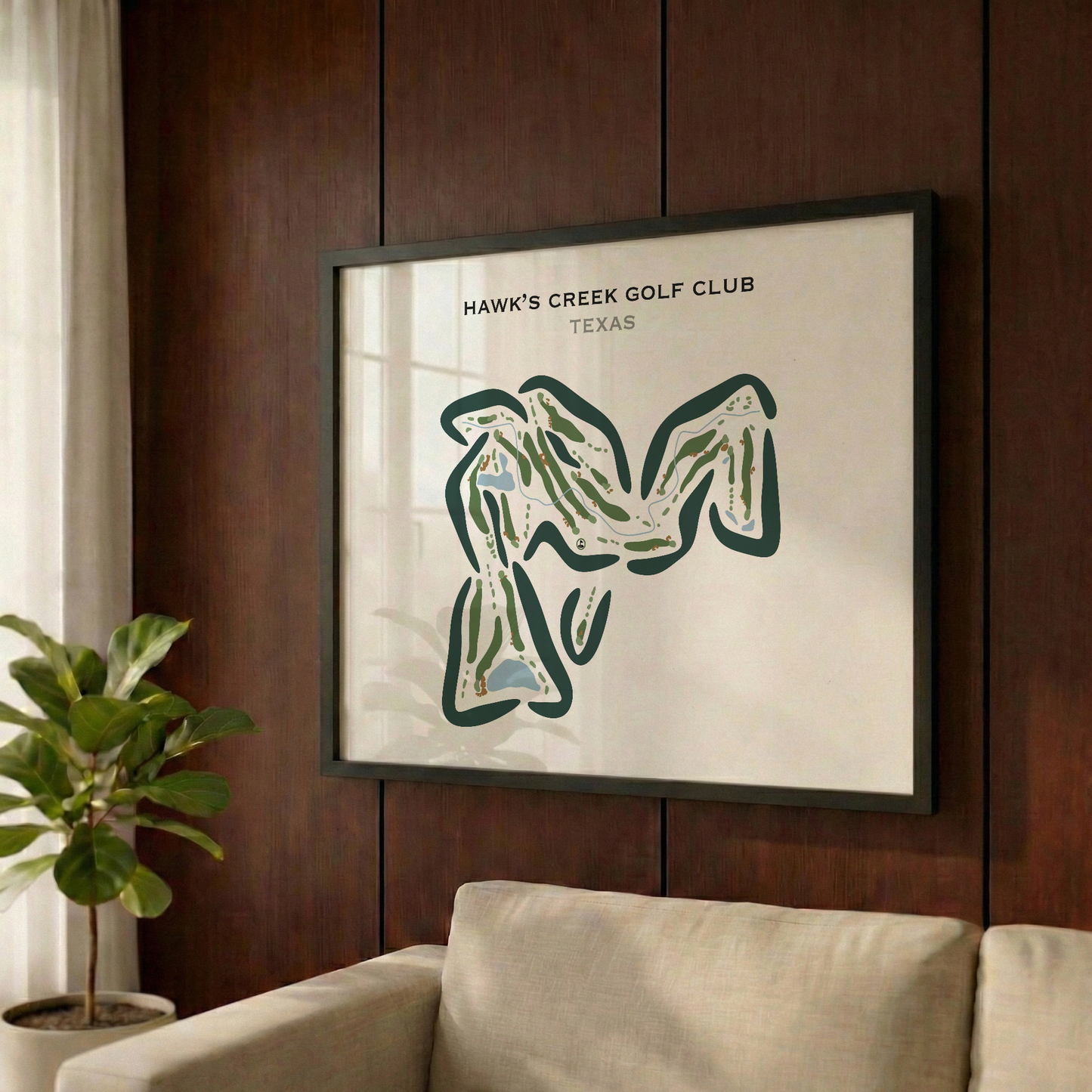 Hawk's Creek Golf Club, Texas - Printed Golf Courses