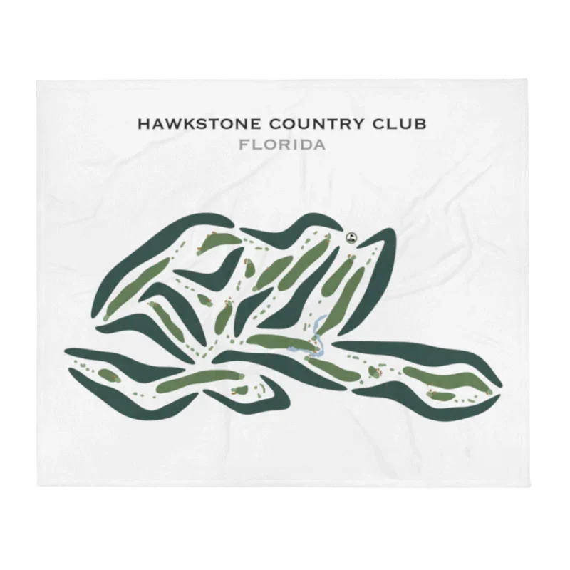 Hawkstone Country Club, Florida - Printed Golf Courses