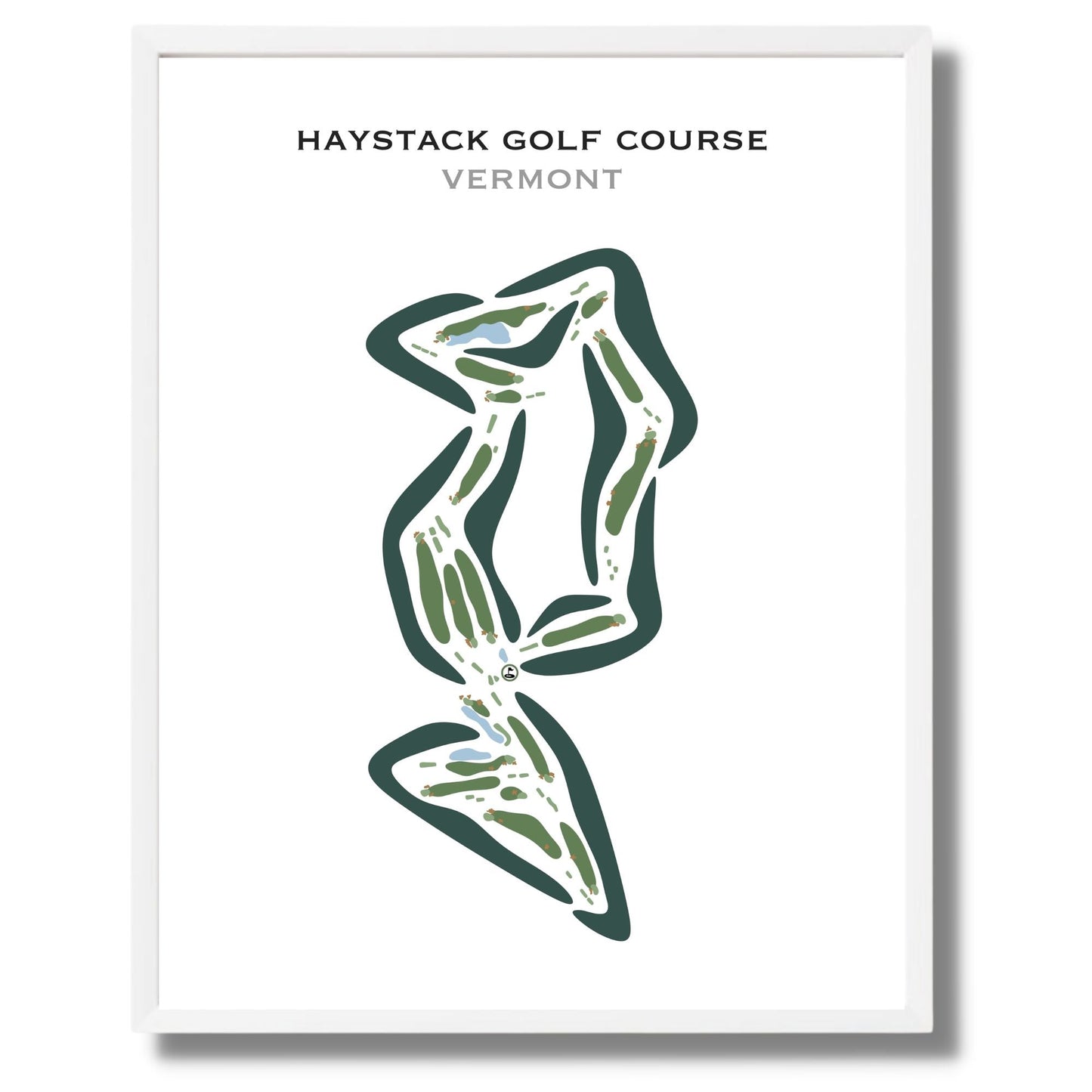 Haystack Golf Course, Vermont - Printed Golf Courses