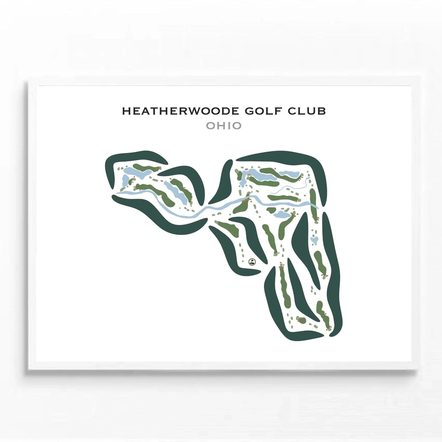 Heatherwoode Golf Club, Ohio - Printed Golf Courses