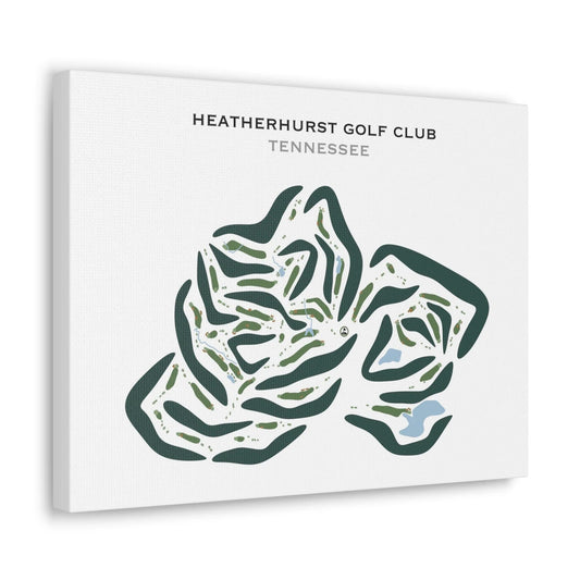 Heatherhurst Golf Club - Fairfield Glade, Tennessee - Printed Golf Courses