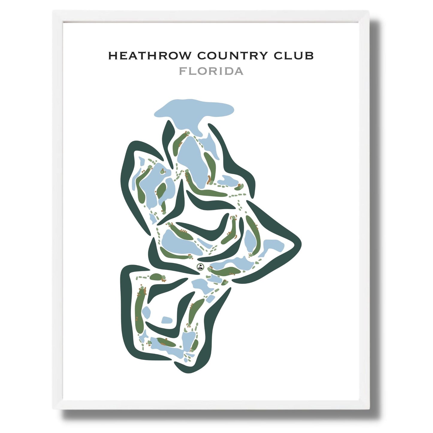 Heathrow Country Club, Florida - Printed Golf Courses