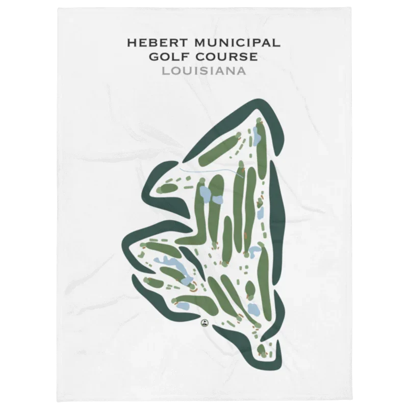Hebert Municipal Golf Course, Louisiana - Printed Golf Courses