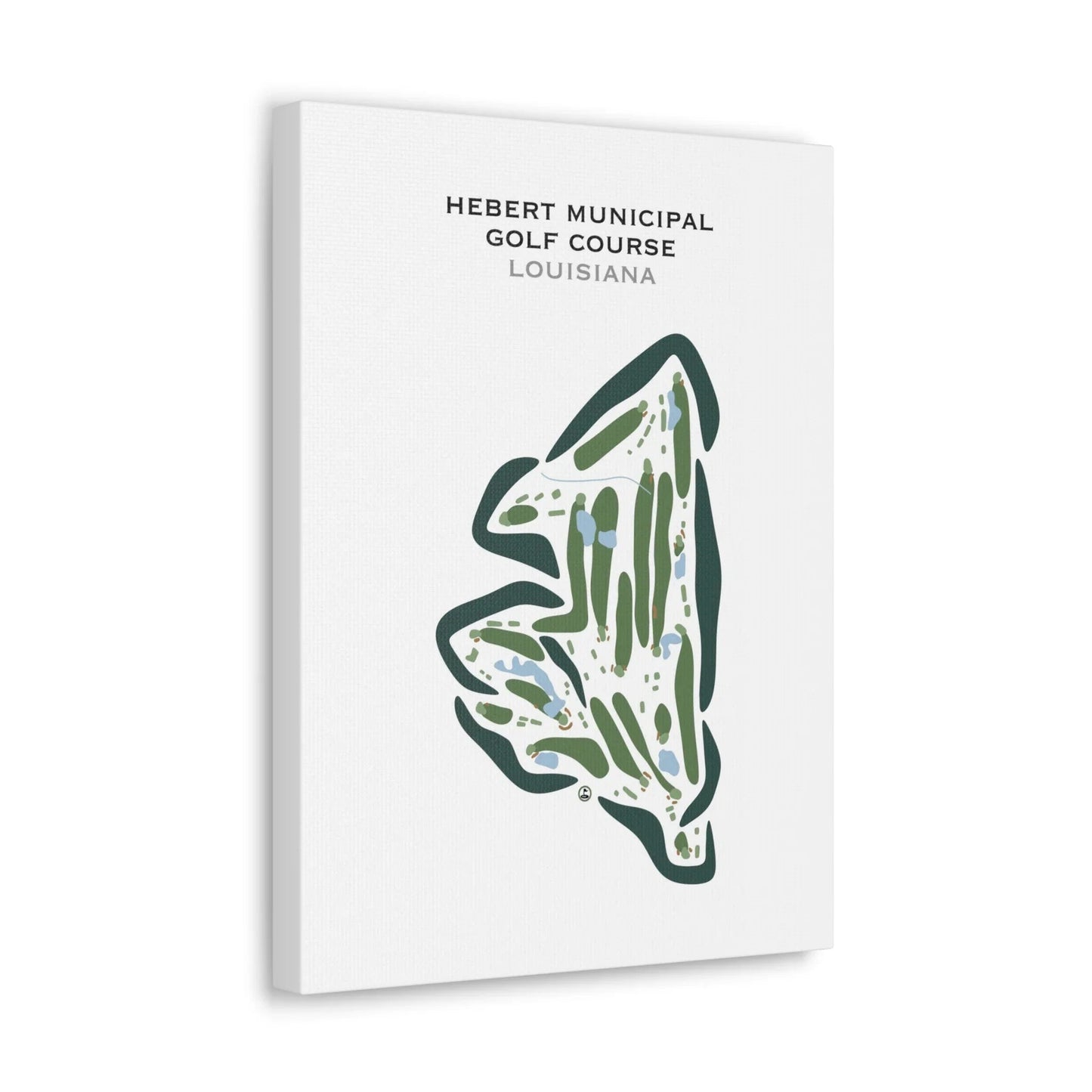 Hebert Municipal Golf Course, Louisiana - Printed Golf Courses