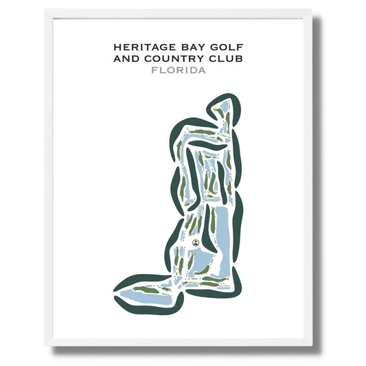 Heritage Bay Golf and Country Club, Florida - Printed Golf Courses